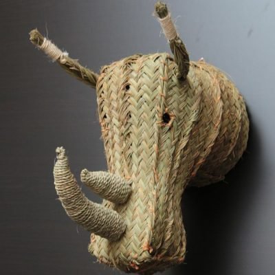 Rinoceronte de esparto Rinoceronte de esparto. Artesania de España